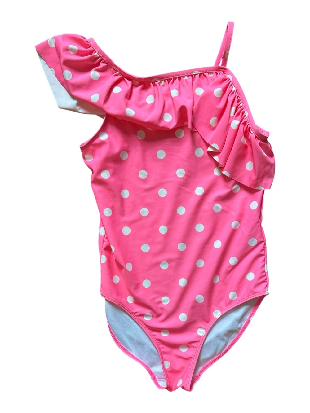 Carter’s One-Piece Swimsuit with Ruffled Shoulder Size 14 NWT
